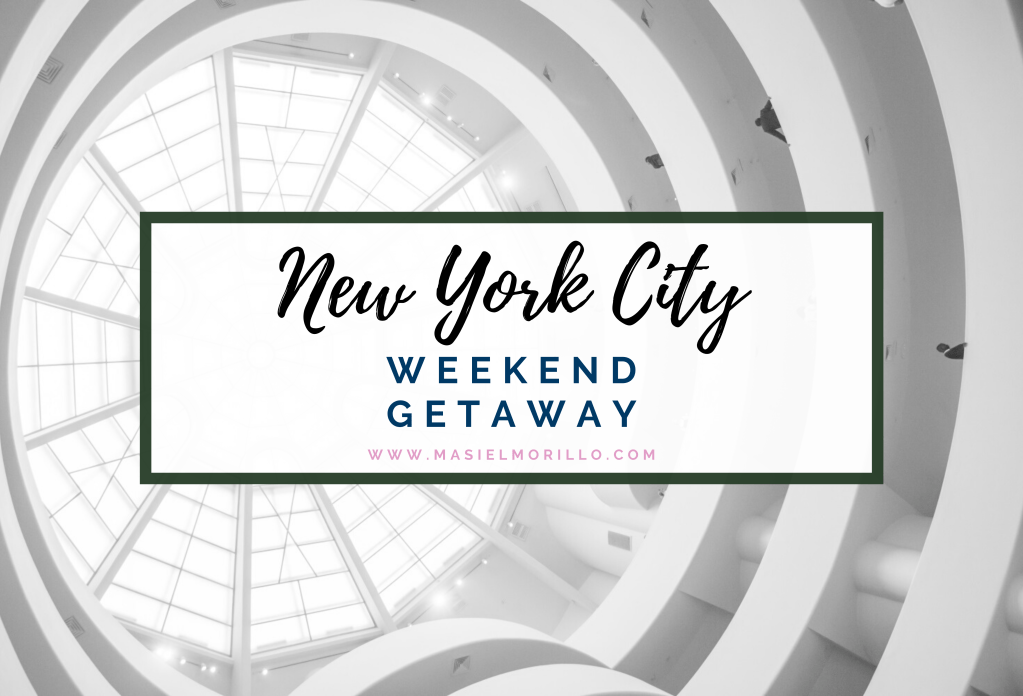 Guggenheim Museum in New York City. A must see if you are an art lover.